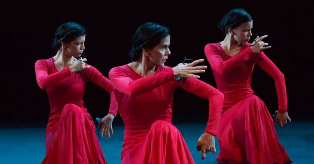 Compañia Irene Rodríguez dancing "Mas Que Flamenco" at Jacob's Pillow. Courtesy Christopher Jones.