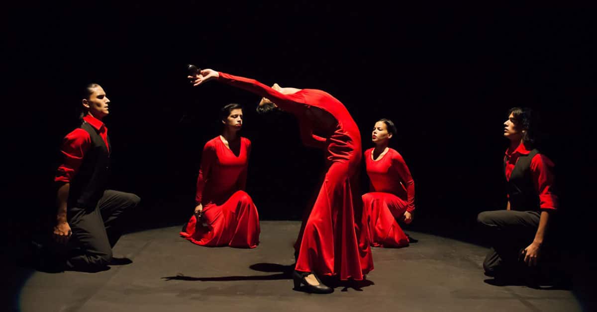 Compañia Irene Rodríguez dancing "Mas Que Flamenco" at Jacob's Pillow. Courtesy Christopher Jones.