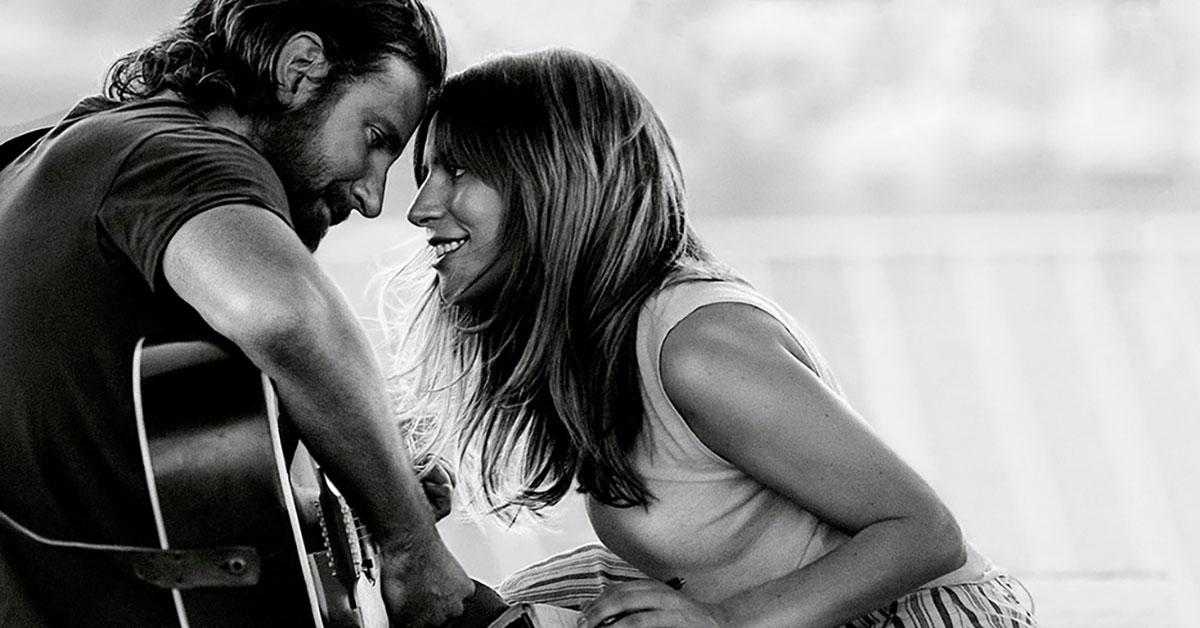 Bradley Cooper and Lady Gaga in "A Star is Born" (2018). Courtesy Warner Brothers Pictures.