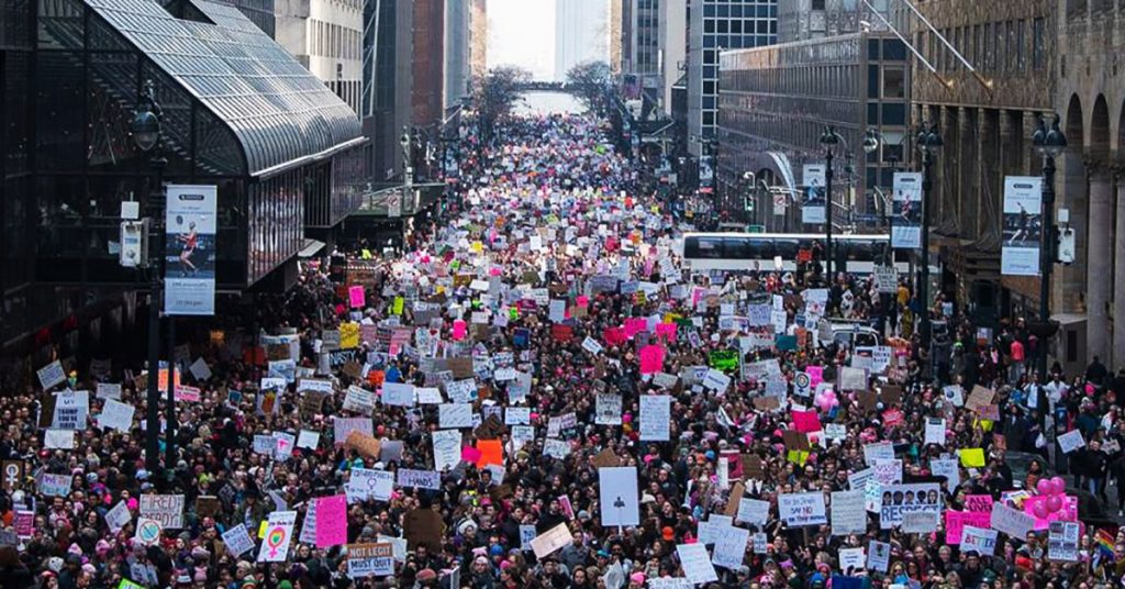 Women's March on NYC. Courtesy Women's March Alliance.