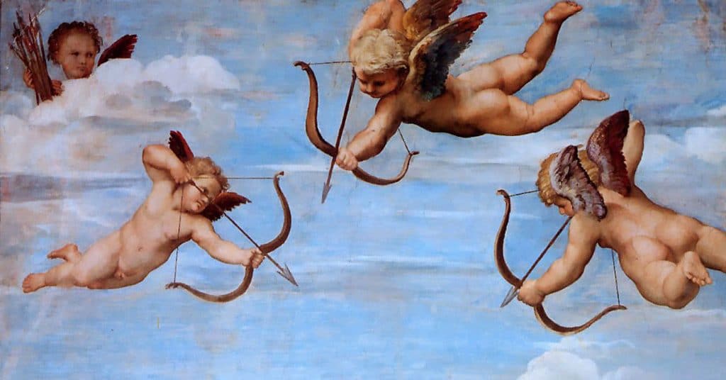 Raphael "Triumph of Galatea" detail (1512) Villa Farnesina, Rome