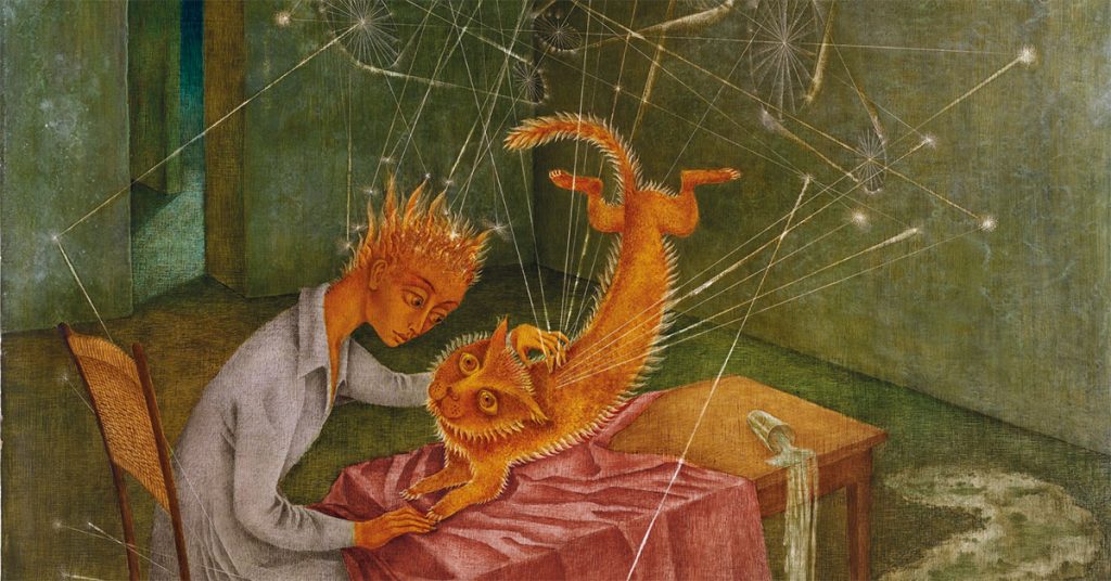 Remedios Varo 'Simpatía' (1955) detail