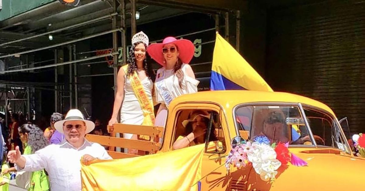 Queens of the Colombian Parade New York. Courtesy Centro Colombiano Internacional.