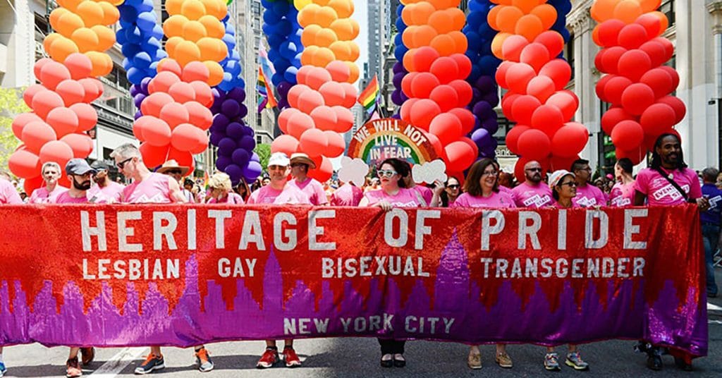 NYC Pride Parade. Courtesy Heritage of Pride.