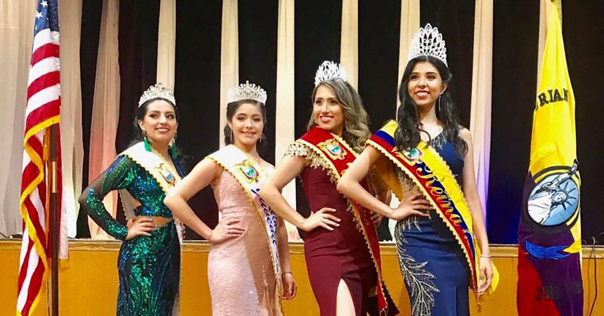 Queens of the 2019 Ecuadorian Parade NY