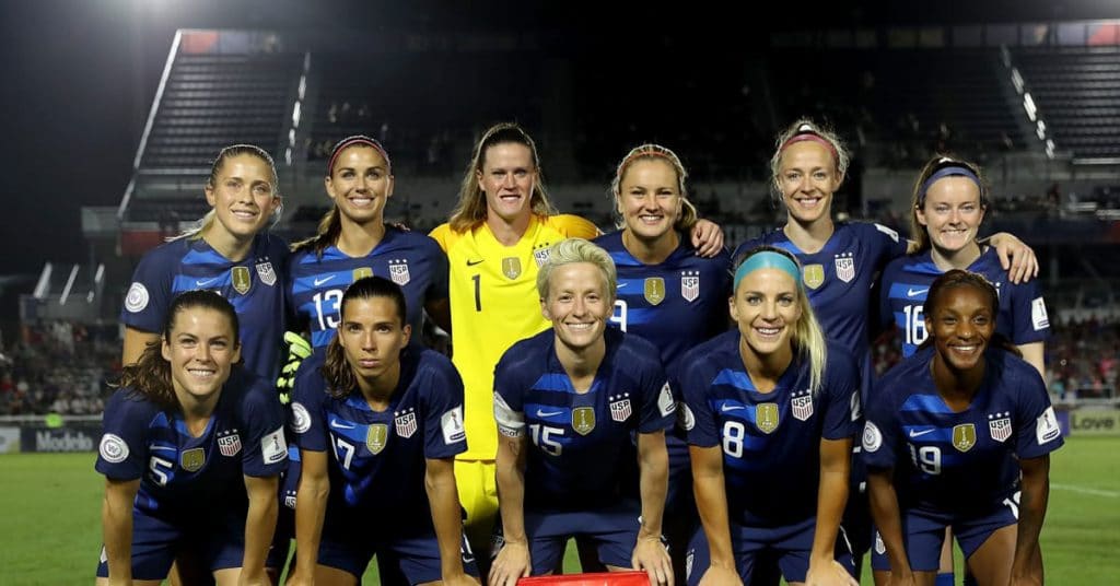 U.S. Women's National Team 2019 World Cup France squad. Courtesy FIFA.