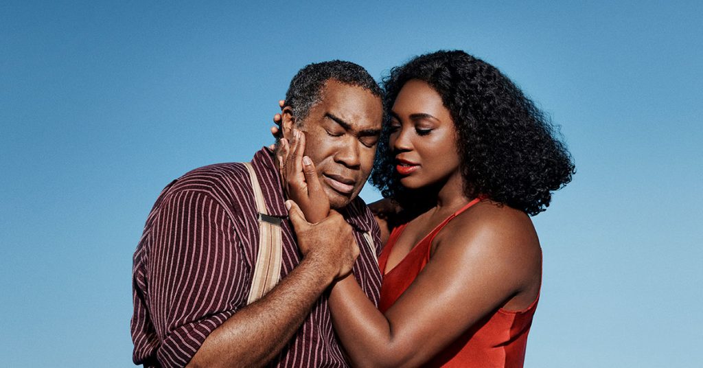 Eric Owens and Angel Blue in 'Porgy and Bess'. Courtesy Metropolitan Opera.