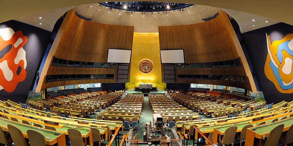 United Nations General Assembly Hall. (Sonquan Deng/Dreamstime)