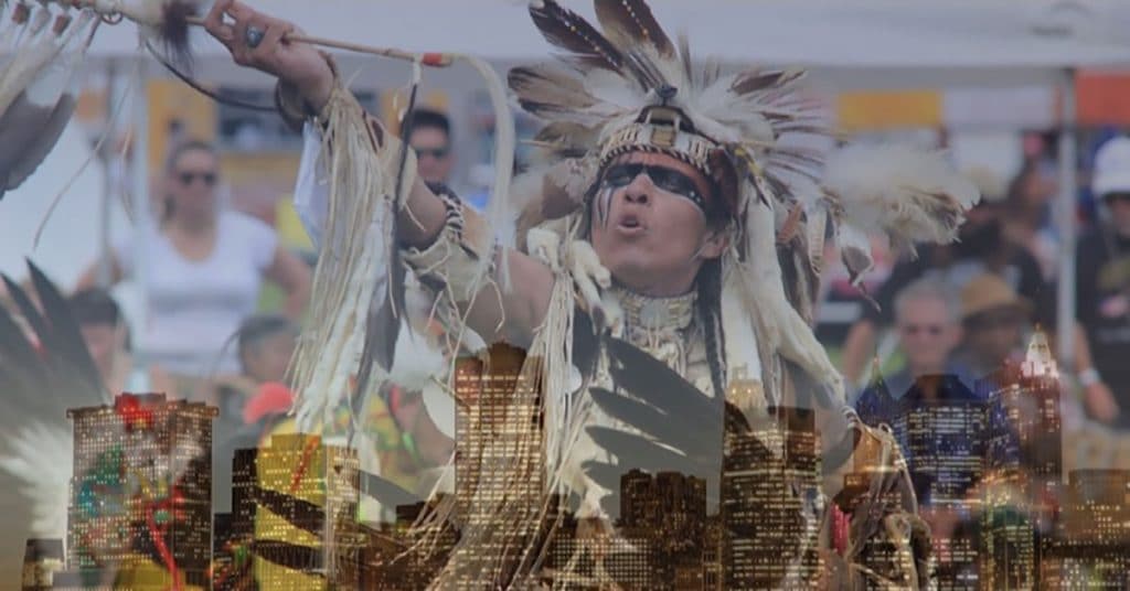 Indigenous People Day celebration on Randalls Island, NYC. (Redhawk Native American Arts Council)