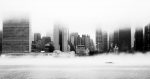 United Nations headquarters in fog. January 2020 Calendar (Eric Pasqualli/Dreamstime)