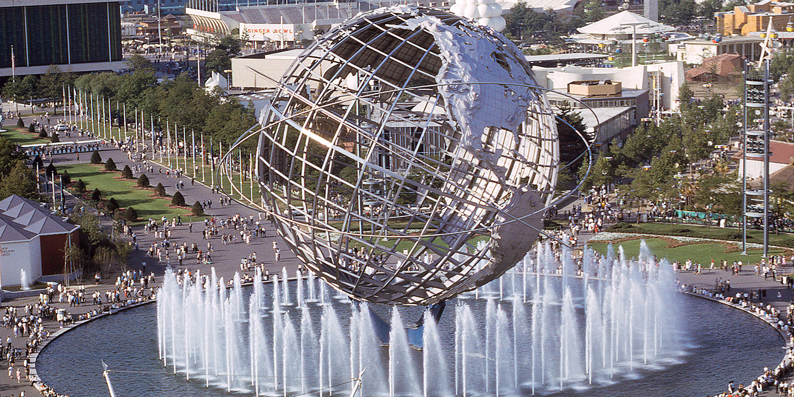 The Unisphere during the 1964 World's Fair in Flushing Meadows Corona Park Queens (Jerry Coli/Dreamstime)