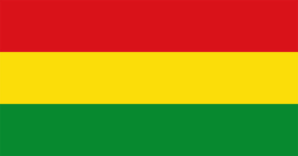 We represent Black History Month with the colors of the old Ethiopian flag