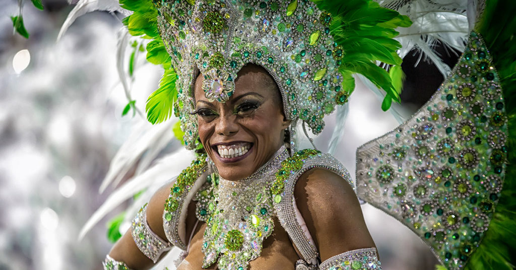 Brazilian Samba dancer for Mocidade Alegre in São Paulo (Samy St. Clair/Dreamstime)