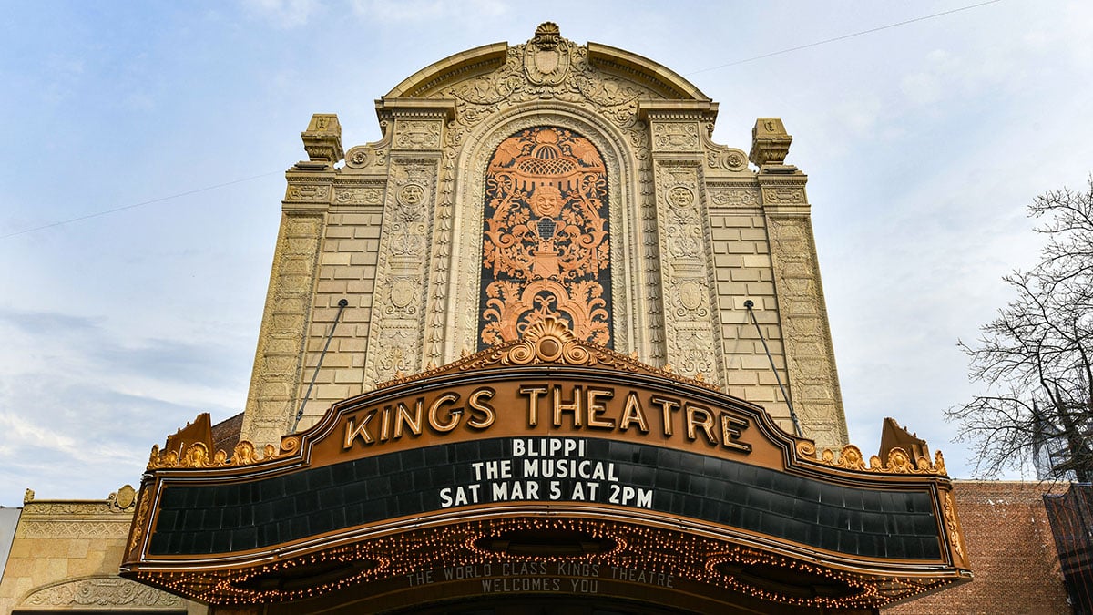 Das Kings Theatre ist ein Konzertort im Movie Palace