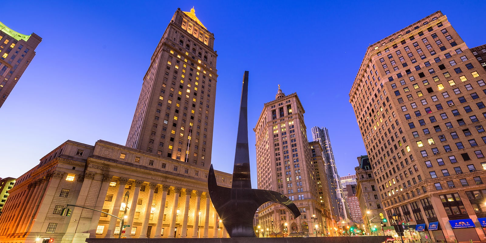 "Triumph of the Human Spirit" in Foley Square in New York City's Civic Center (Sean Pavone/Dreamstime)