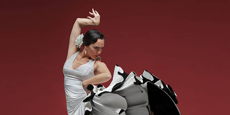 Flamenco Festival New York 20/20. Is she bull, matador, or the Fire in Flamenco. (FF/NYCC)