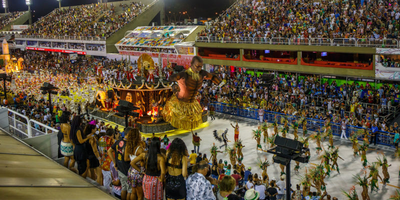 Rio Carnival Parade in the Sambadrome (RemusM/Dreamstime)