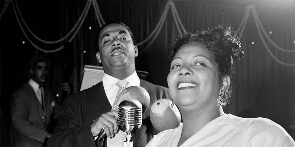 Graciela Grillo and Machito at Glen Island Casino in Westchester in 1947 (PD/William Gottlieb/Library of Congress)