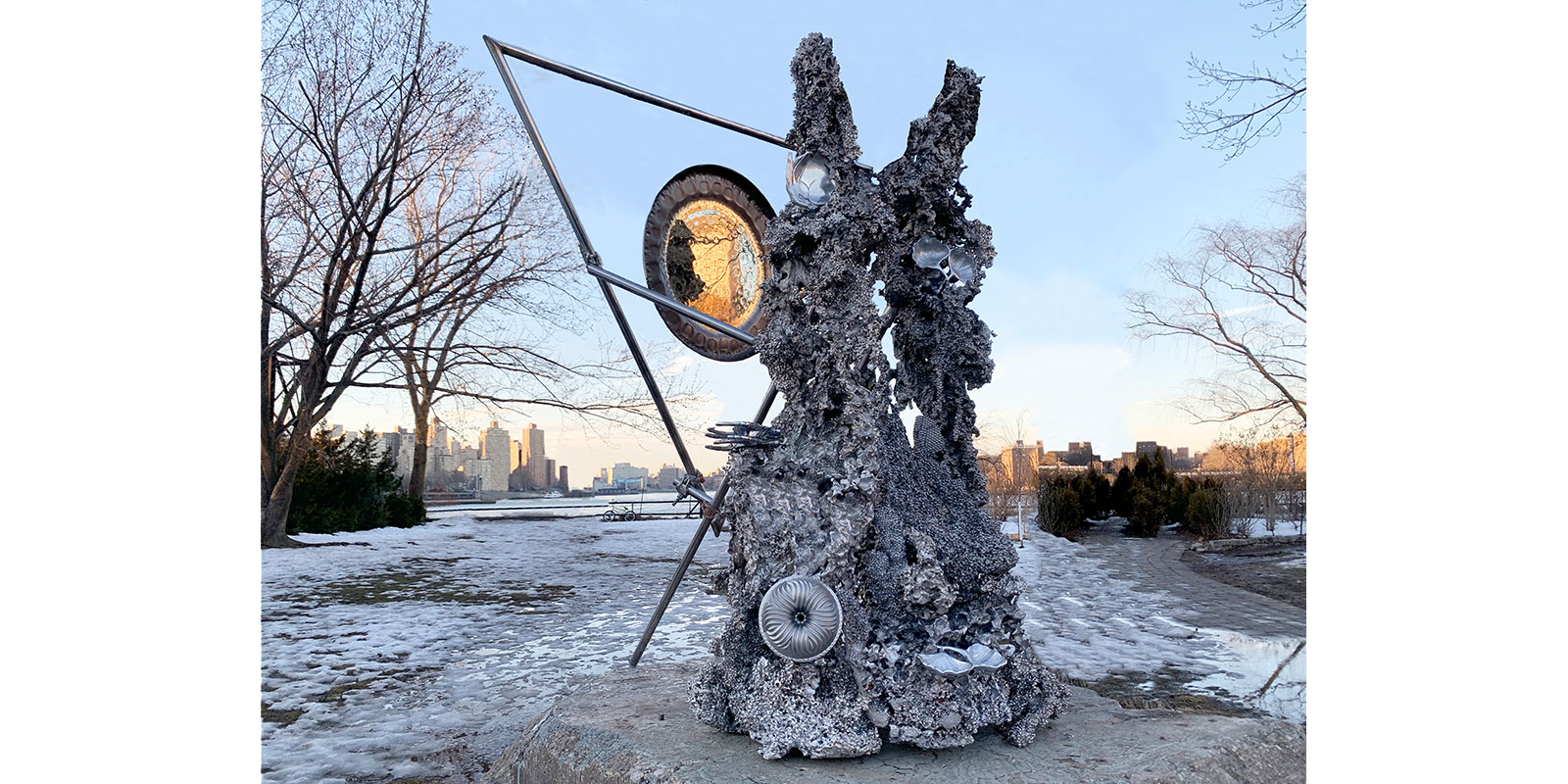 "Planeta Abuelx" by Guadalupe Maravilla (Socrates Sculpture Park