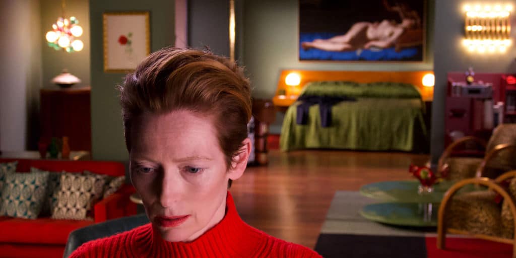 Tilda Swinton in a still from Pedro Almodóvar's "The Human Voice" (Iglesias Mas/Sony Pictures Classics)