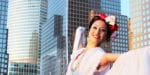 NYC Calpulli Mexican Dance Company in Battery Park City (Mira Agron/Dreamstime)