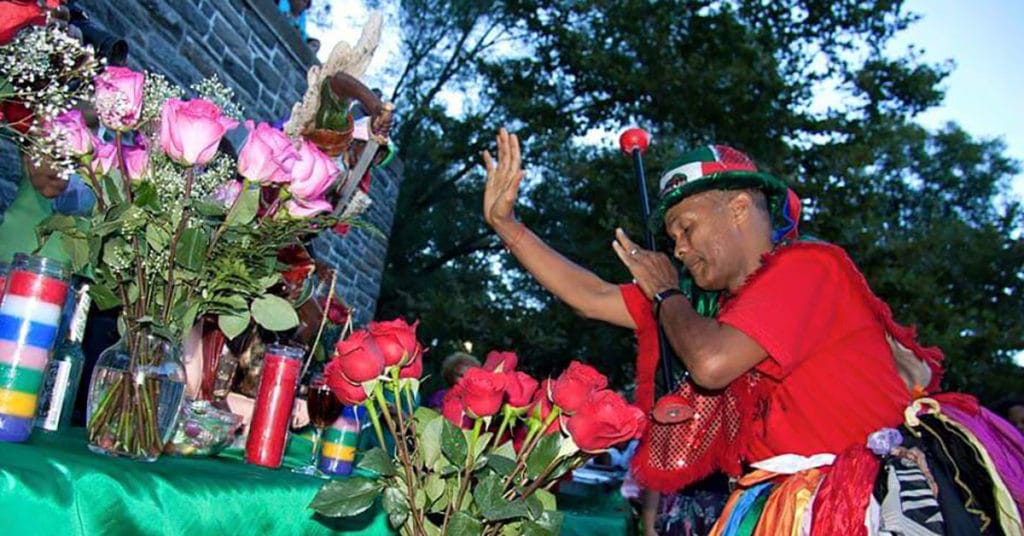 Gagá Pa'l Pueblo performs a Dominican Gagá spring celebration (the artists/BHMC)