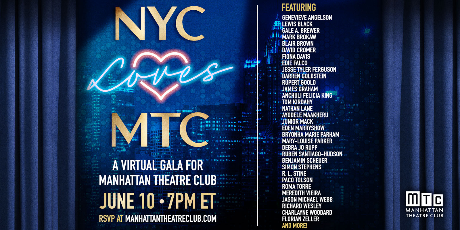 The Manhattan Theatre Club 2021 Virtual Gala is Full of Stars