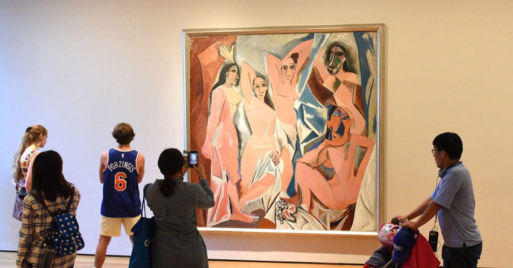 Museum of Modern Art, MoMA, Picasso's "Les Demoiselles D'Avignon" (1907) (Bumbleedee/Dreamstime)