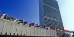 United Nations headquarters from First Ave (Joe Sohm/Dreamstime)