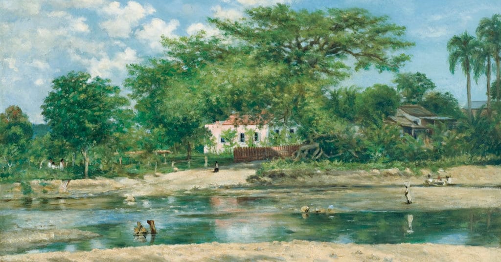 Francisco Oller "La Ceiba de Ponce" 1888 (El Museo de Arte de Ponce) 1888 (El Museo de Arte de Ponce)