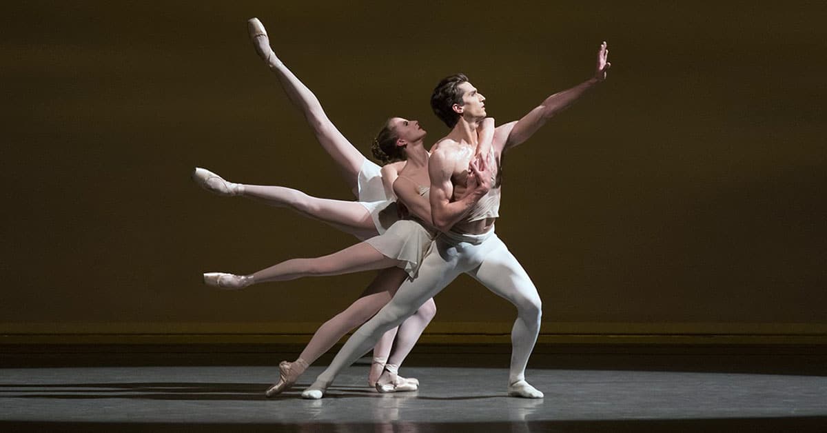 Das New York City Ballet feiert sein 75-jähriges Bestehen mit einem Blick in die Zukunft im David H. Koch Theater im Lincoln Center