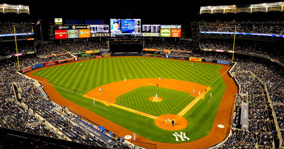 Das Yankee Stadium ist die Heimat der New York Yankees und des New York City Football Club.