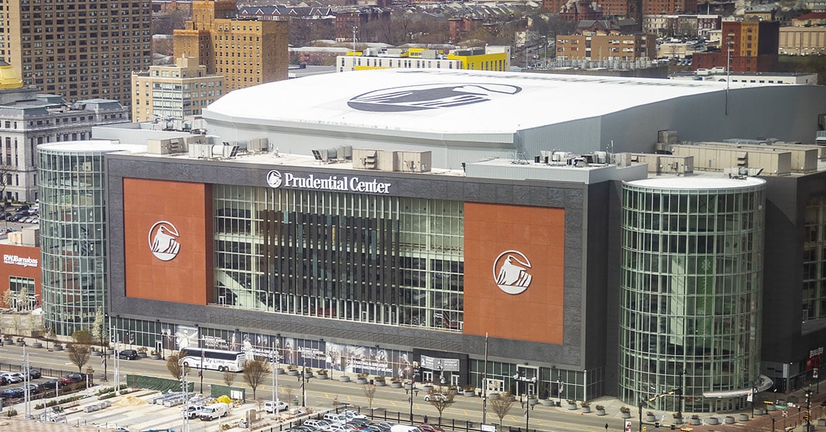 Das Prudential Center ist Newarks Arena