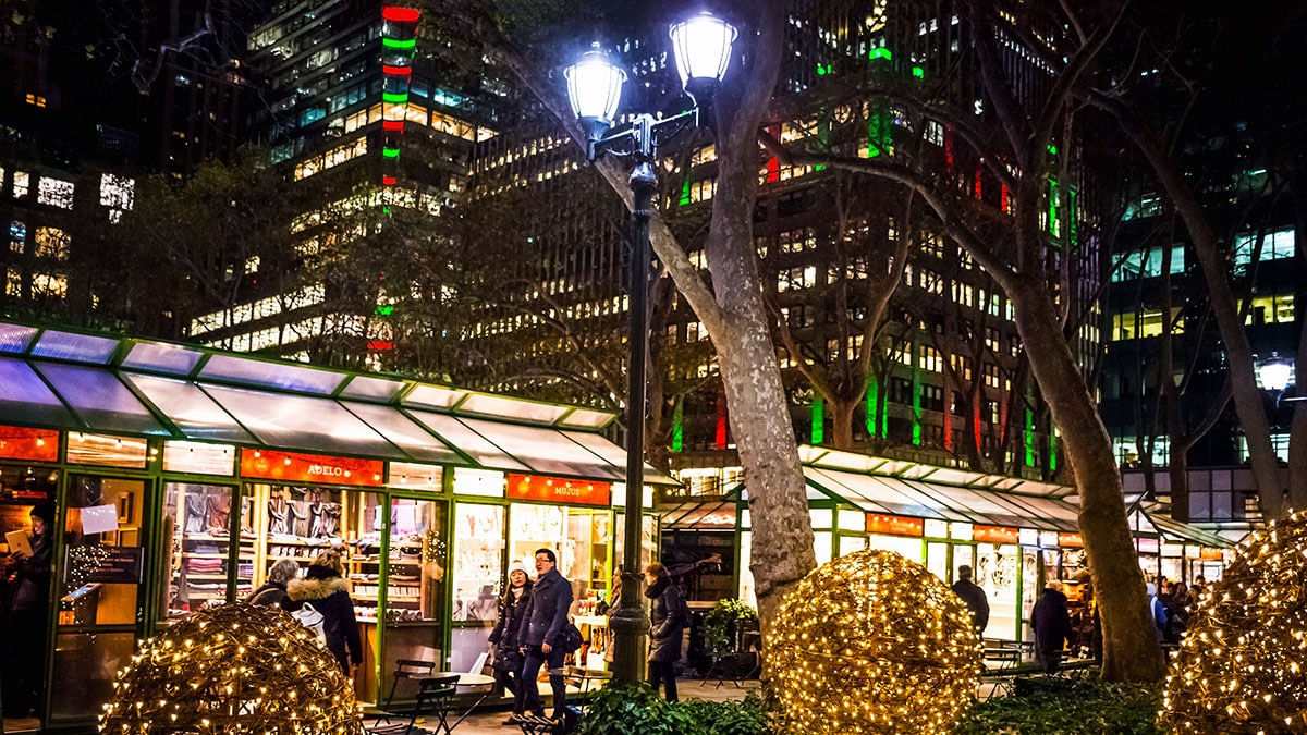 Bryant Park Winter Village (Andrew Kazmierski/Dreamstime)