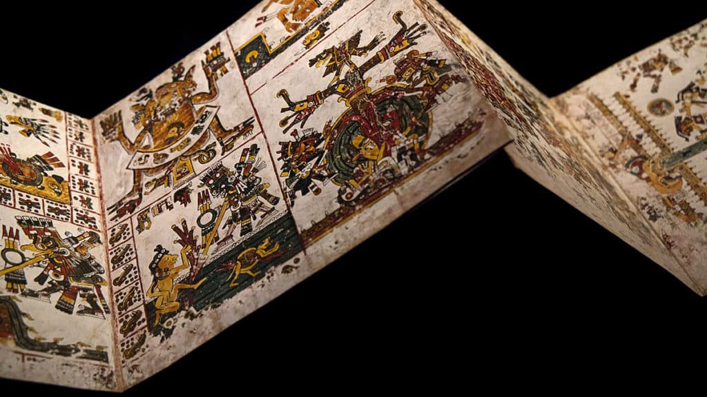 Codex Borgia, a pre-contact Mesoamerican book (N. Rotteveel/Dreamstime)