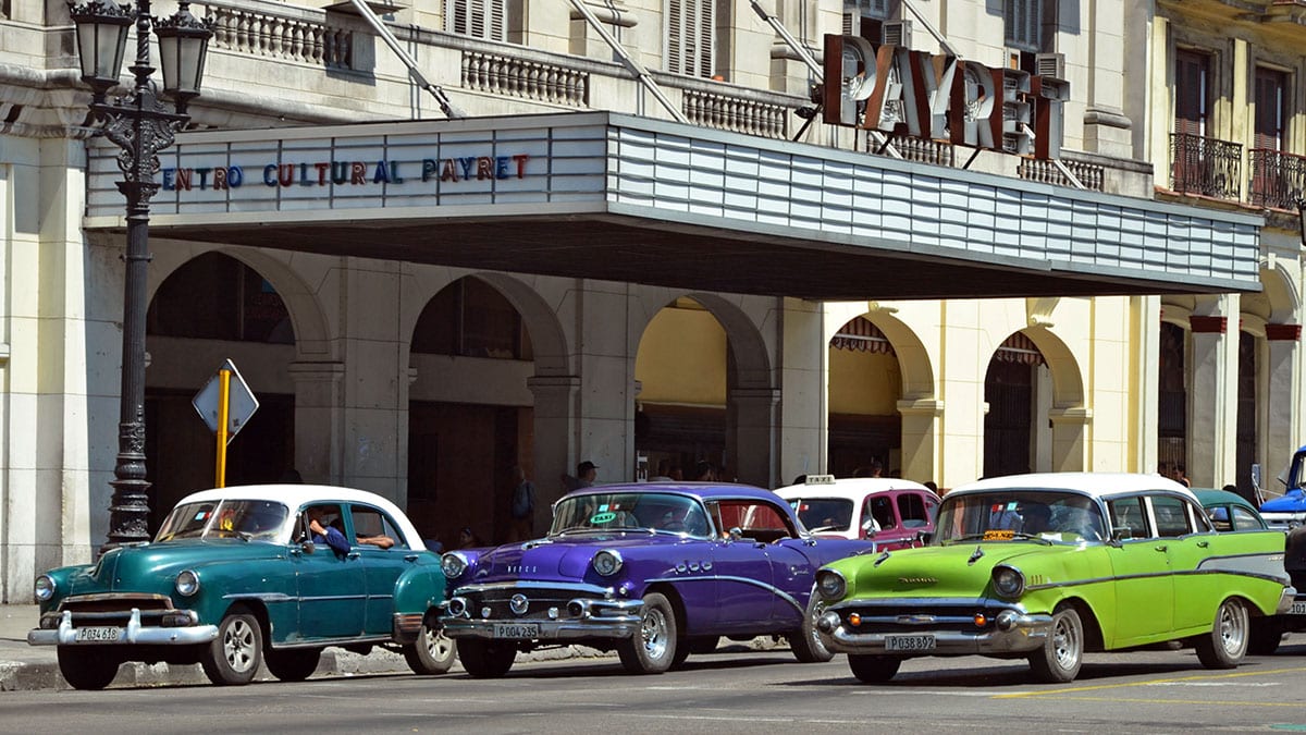 The Havana Film Festival New York mother festival is at the Payet Theater in Havana, Cuba. (Maisna/Dreamstime)