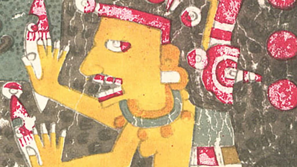 Mictlancihuatl, Aztec goddess of the underworld (Borgia Codex/Wikimedia)