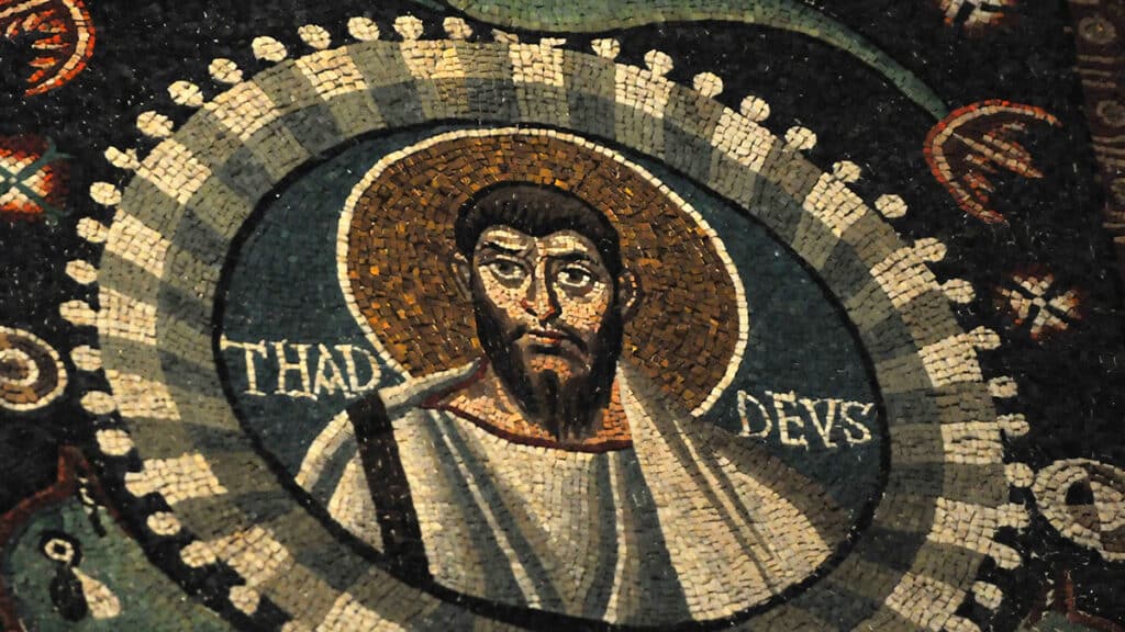St Jude Thaddeus in the Basilica of St Vitalis in Ravenna, Italy (Neil Harrison/Dreamstime)
