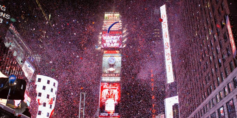 Times Square New Year's Eve Ball Drop (Corbett/Dreamstime)