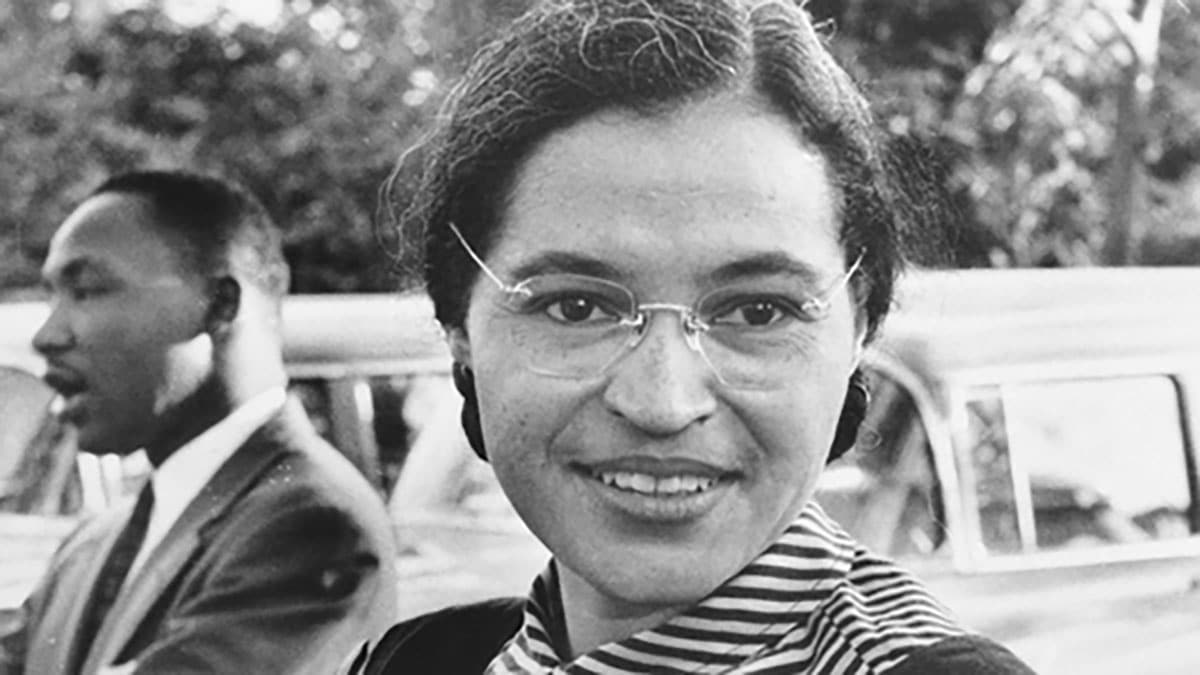 Rosa Parks around 1955 (PD/Wikimedia)