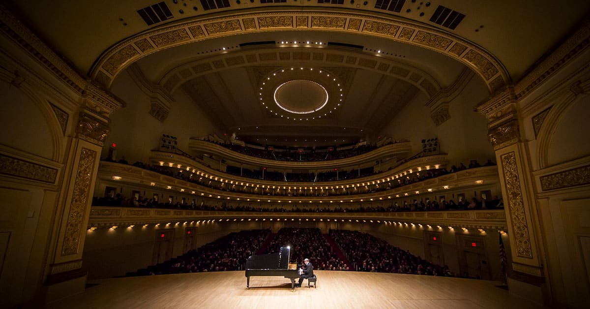 Die Carnegie Hall ist einer der größten Konzertsäle der Welt