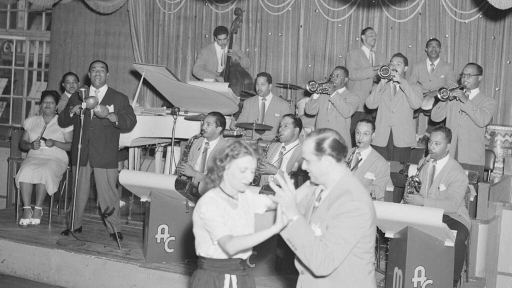 Latin Jazz in NYC, Machito and His Afro-Cubans in 1947 (Gottlieb/Library of Congress)