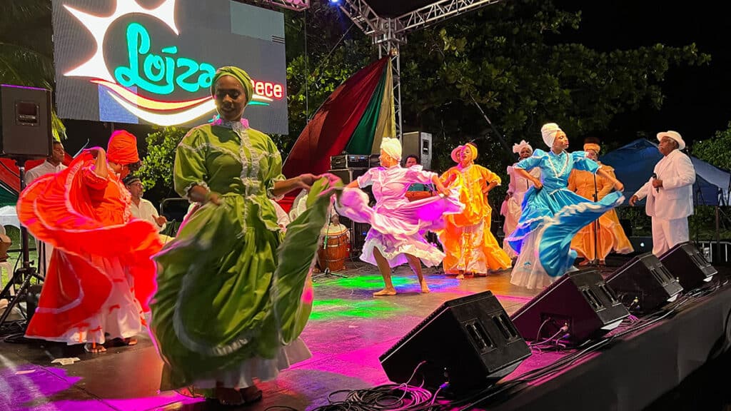 Bomba Puertorriqueña, Ballet Folklorico Hermanos Ayala in Loiza Aldea (Keith Widyolar/New York Latin Culture Magazine)