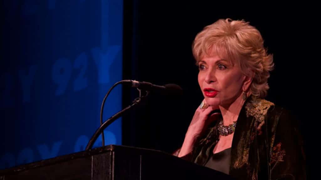 Isabel Allende at the 92nd Street Y, New York in 2020 (Nancy Crampton/92NY)