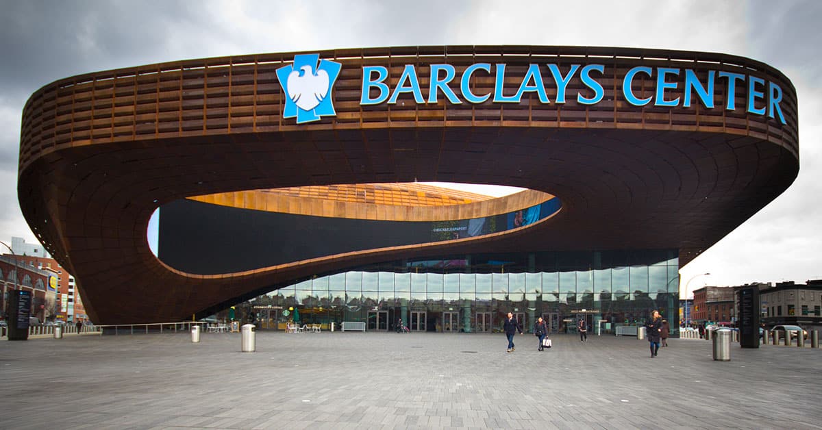 The Barclays Center is Brooklyn's arena