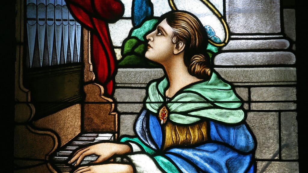 Saint Cecilia, patron saint of musicians (Zatletic/Dreamstime)