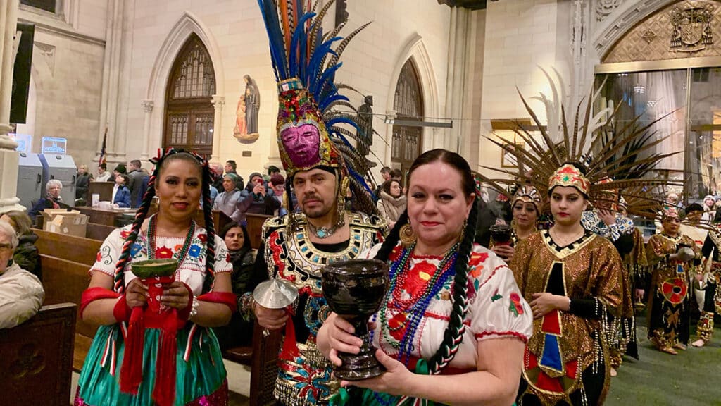 Las Mañanitas a Nuestra Virgen de Guadalupe at St Patrick's Cathedral NYC (Keith Widyolar/New York Latin Culture Magazine)