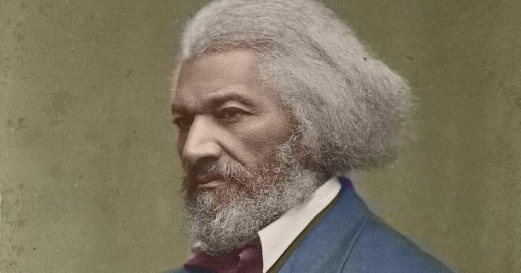 Frederick Douglass 1876 (Warren & Conly/Library of Congress, color Jose Carvallido/Dreamstime )